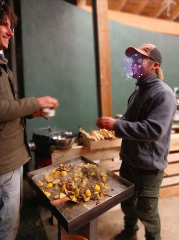 Soirée Raclette sur rocket-placha, cuisinée pour Braine-le-Château en transition
